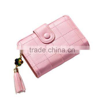 Classic Style Ladies Mini Card Wallets High Quality Popular Women Small Coin Wallet Purse Bag photo-5