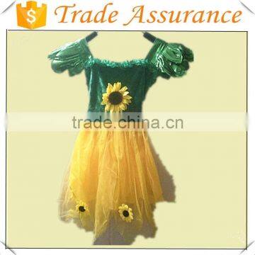 Children Sunflower Tutu Dress
