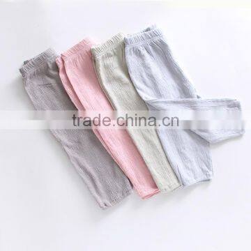Wholesale 2017 Summer Pure Color Children Casual Beach Pants Anti-mosquito Pants photo-3