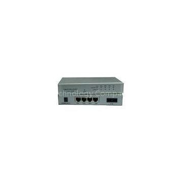 Full Duplex 1000M 4 Port TP BiDi SC Fiber Switch Low heat High Reliability