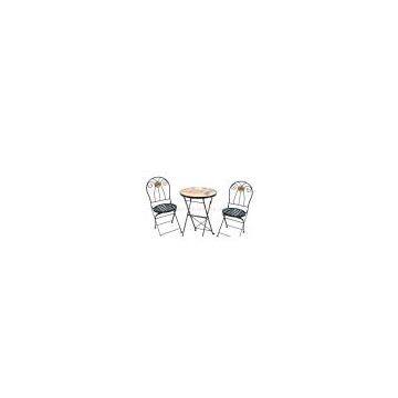 Decal Ceramic Bistro Table Set