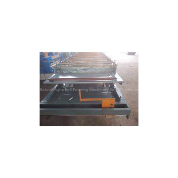 Double Layer Metal Roof Sheet Roll Forming Machine One Machine Make Two Profil photo-3
