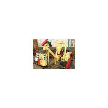 Fish Feed Production Plant / Fish Feed Pellet Machine With Livestock Feed Grinder Mixer
