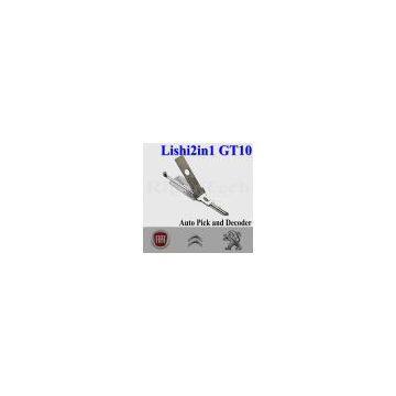 locksmith tools- lishi GT10 lock picking 2in1 tool,car lock opener