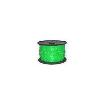 ABS 3MM Green 3D Printer Plastic Filament , 3D Printer Plastic Material