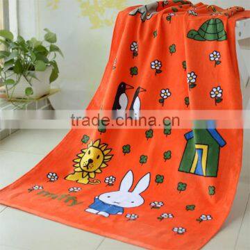 Microfiber custom animal,cartoon,flag,dollar design digital print full pattern 70*140cm bath beach blanket thick absorbent towel