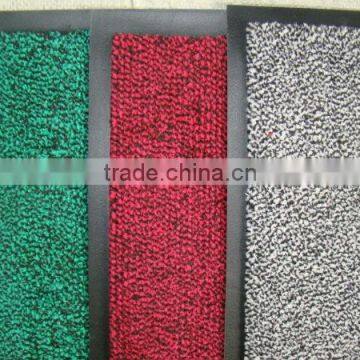 polypropylene fiber cut piles carpet with pvc backing