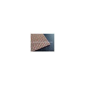 woven vinyl fabric,pvc fabric,mesh fabric in brick and brown weave