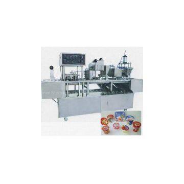 Automatic Yogurt Cup Filling and Sealing Machine