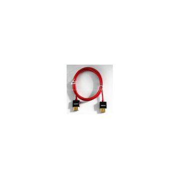 RED COLOUR Super fine HDMI (Type A) to HDM I1.4V  High Speed HDMI Cable