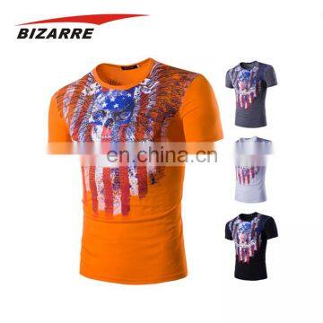 New Design Men Polyester 3D full Print T Shirts Custom