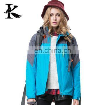 Winter outdoor jacket waterproof breathable jacket with hood