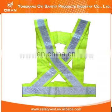 Hi vis Reflective safety belt good quality green reflective belt