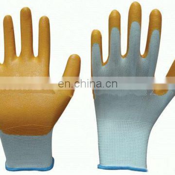 Latex coated gloves,Nitrile coated gloves