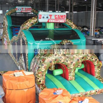 Outdoor army inflatables competitive obstacle games