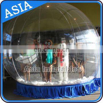 Inflatable Show Ball / Christmas Advertising Decoration / Christmas Snow Globe / Snowing Dome
