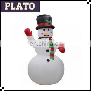 decorated inflatable snowman for festival events