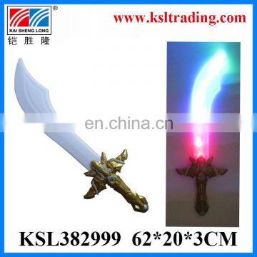 Eco-Friendly plastic toy sound and light flashing toy sword