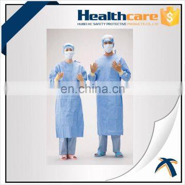 Disposable PP+PE Isolation Gown