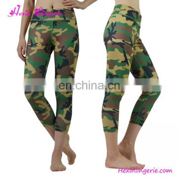 Wholesale Camouflage Printed Yoga Pans Gym Spandex Pattern Leggings