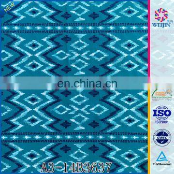 New Knit Tricot Ripstop Mexican Print Fabric