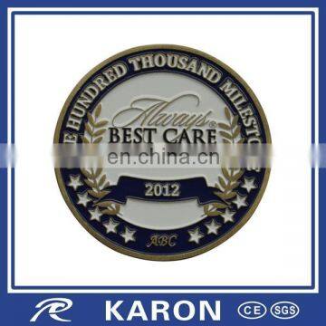 circular shape soft enamel nurses badge