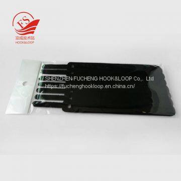 Black hook and loop custom logo nylon hook loop cable tie