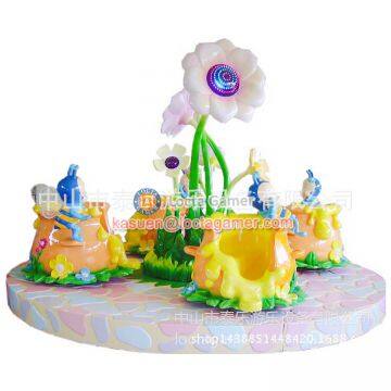 Zhongshan Amusement Park Equipment Rotate Revolving Cup Kids Rides for Sale Honey Pot Rotating Tea Cup Coffee Cup photo-2