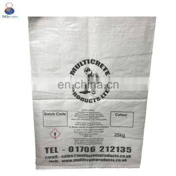 China manufacturers 50kg pp woven bags for packaging