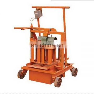 hollow brick making machine manually QT4-40 mobile concrete block making machine