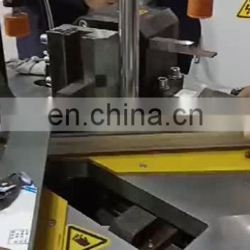 Aluminum windows and doors corner crimping processing making machinery