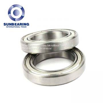 SUNBEARING 6302 Deep Groove Ball Bearing Sliver 15*42*13mm Stainless Steel