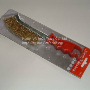 Scratch Brush With Plastic Handle