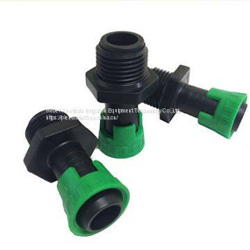 Lock ring connector for drip tape  Drip irrigation supplier  Drip irrigation system agriculture