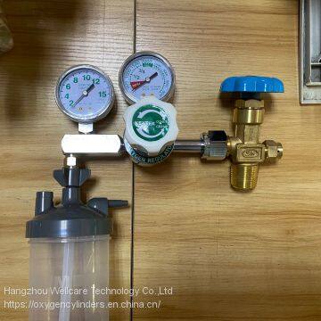 Satety High Pressure Dual Gauge Medical Oxygen Flowmeter Regulator photo-2