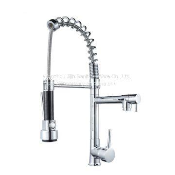 Hot and Cold Mixed Water Multifunctional Spring Pull Kitchen Faucet photo-2