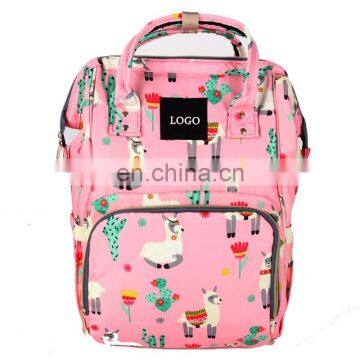 Fashion Diaper Bag Backpack Water Resistant Baby Bag for Women Girls Mum