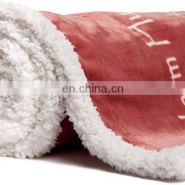 Recycle Warm Hugs Positive Energy Healing Thoughts Blanket Comfort Caring Message Print Combo Gift Pack Fragrance Throw Blanket photo-3