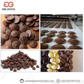 Full Automatic Chocolate Chips Depositing Making Machines Chocolate Drop Forming Production Line