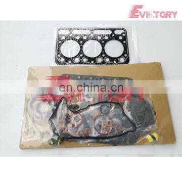 For KUBOTA D1403 full complete gasket kit with cylinder head gasket