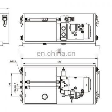 Hydraulic Power Unit for Vehicle Tailgate 24v Power Unit for Tailgate of Garbage Truck photo-5