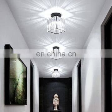 Modern Interior Ceiling Lights Fixtures Decorative Crystal Led Ceiling Suspended Light photo-4