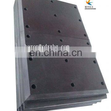 UHMW UHMWPE Wear Resistant and Low Friction UHMWPE Frontal Facing Pad for Berthing Rubber Fenders