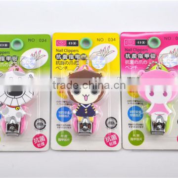 Cartoon nail clipper for babe rimei nail clipper in curve design