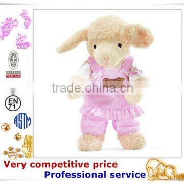 2015 Cute Plush Sheep Toys, plush sheep keychain