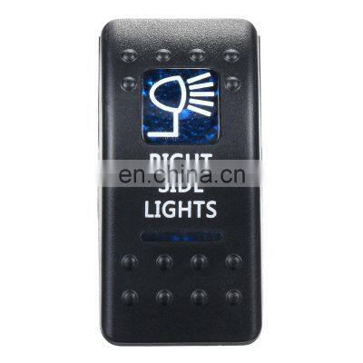 1pcs 12V 24V Car Boat Caravan Rocker Switches Waterproof Rocker Switch Dual Blue LED Light Bar 4x4 photo-4