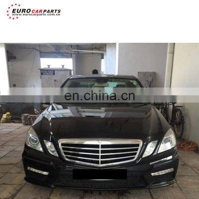 W212 a-style body parts pp material body set E-class w212 E63 style 2009-2013 year body kit fit for w212 front bumper side skirt