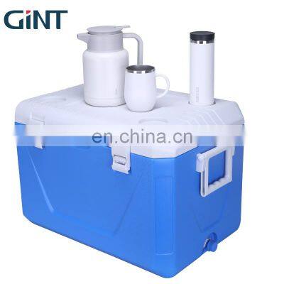 GiNT 60L Large Size Wholesale Portable Ice Chest PU Foam Insulation Ice Cooler Box for Outdoor