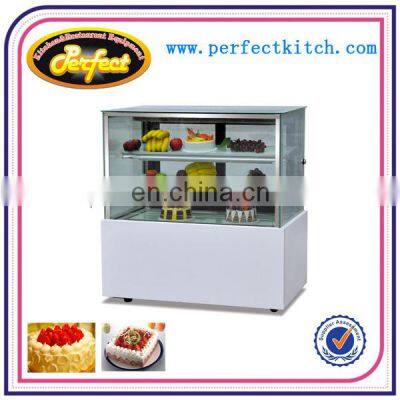R-shape Commercial Cake Display Refrigerator Showcase With 2 Layers photo-2