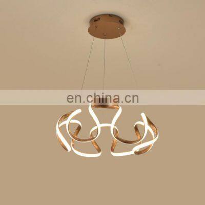 Aluminum Acrylic Irregular Surround Type Pendant Light Decorative Hanging Lamp